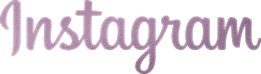 Instagram logo in stylized purple font